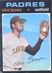 1971 Topps Baseball Cards      505     Ollie Brown